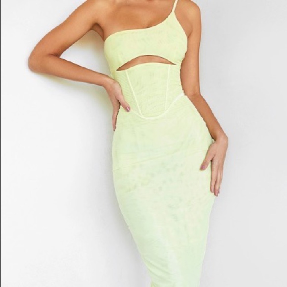 Mistress Rocks ‘Heartfelt’ one shoulder midi dress